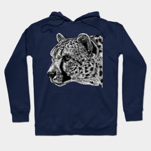 Cheetah portrait Hoodie